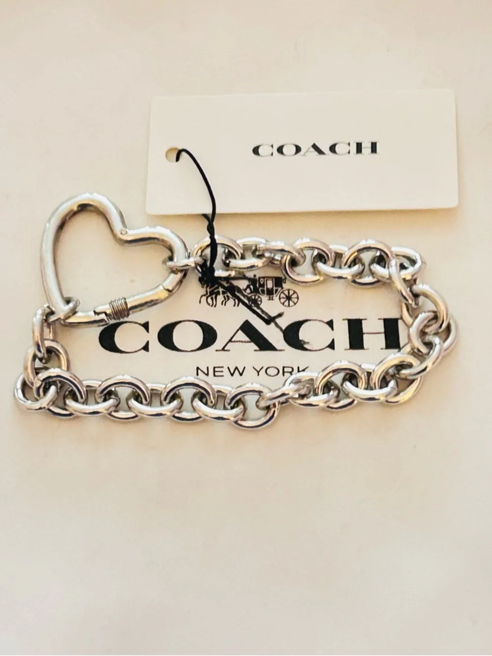 Coach Heart Charm Bracelet - Picture 2 of 14